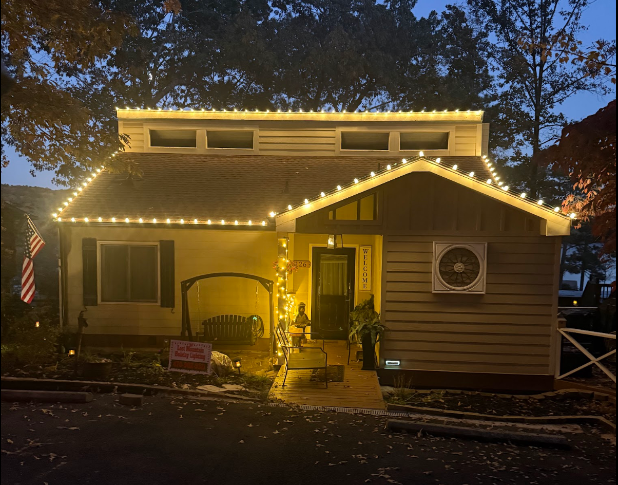 Christmas light install 4